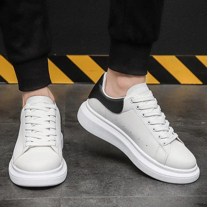 Heren Sneakers - Trendy - Dikke Zool, Duurzaam Materiaal - Geschikt voor Dagelijks Gebruik