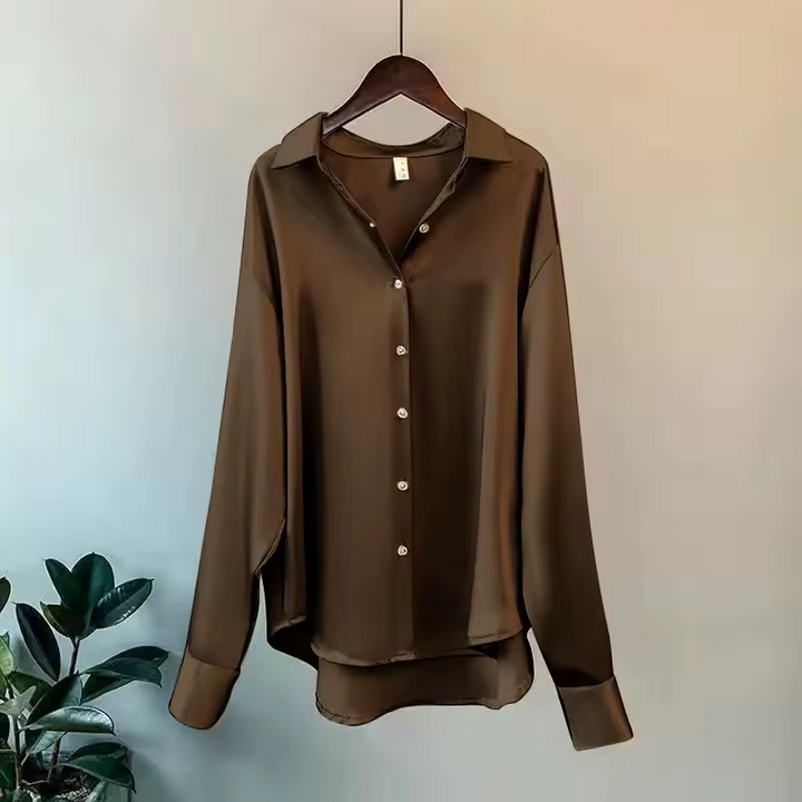 Zelia - Soepele Oversized Blouse | Tijdloos