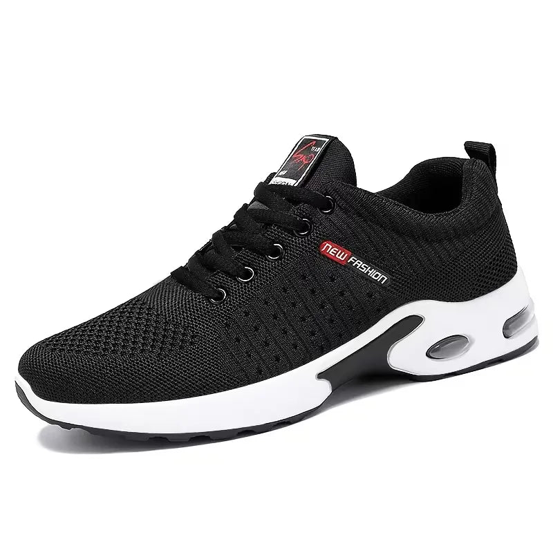 Sneakers met ademende mesh bovenkant