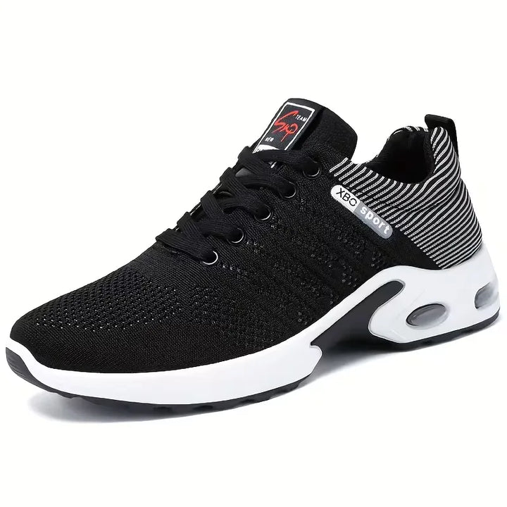 Sneakers met ademende mesh bovenkant