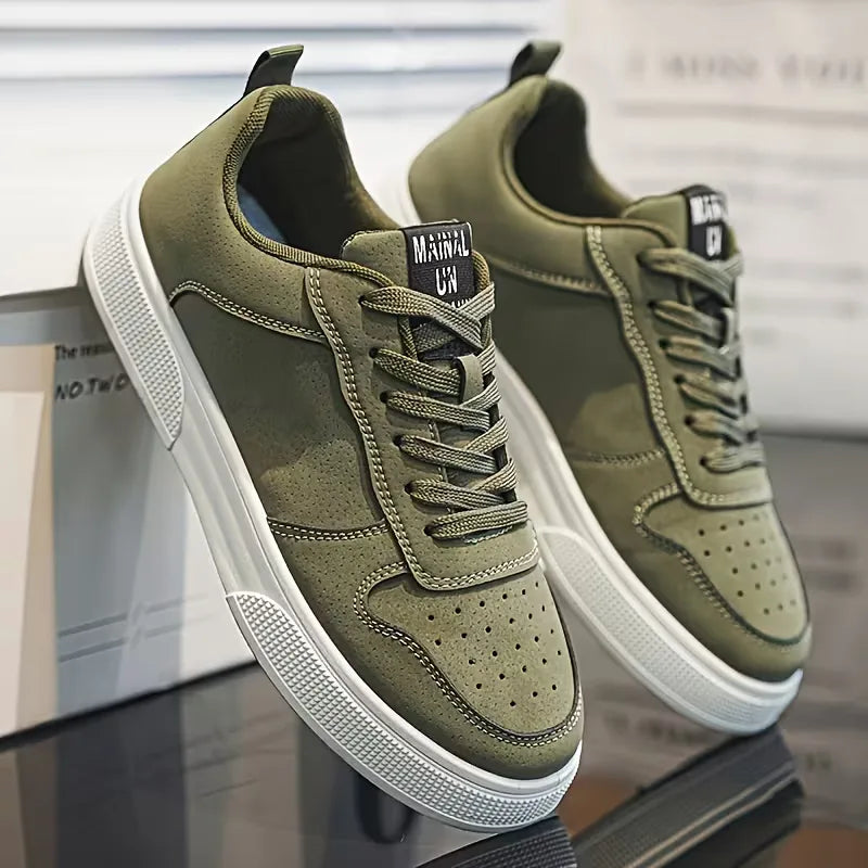 Sneakers met slipvaste rubberen zool