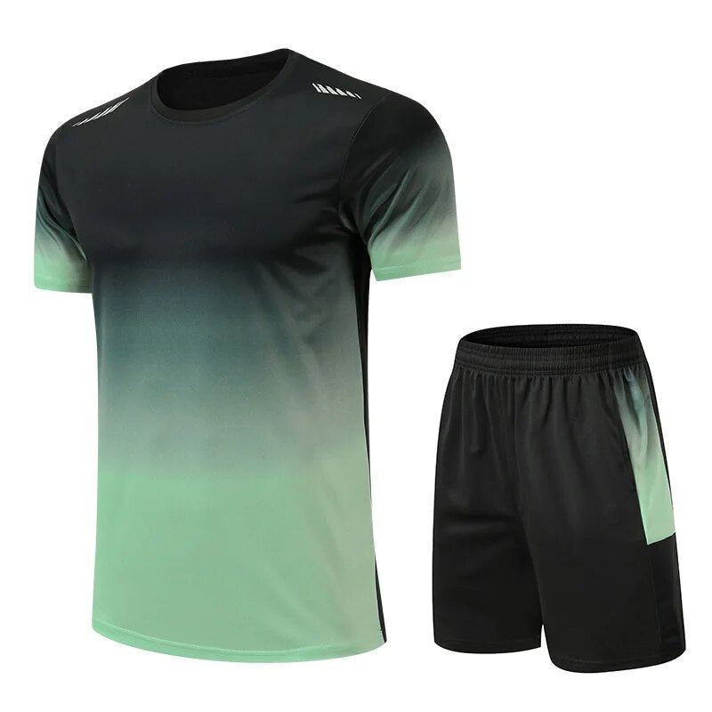 Sportset Heren | Ademend & Stijlvol Kleurverloop