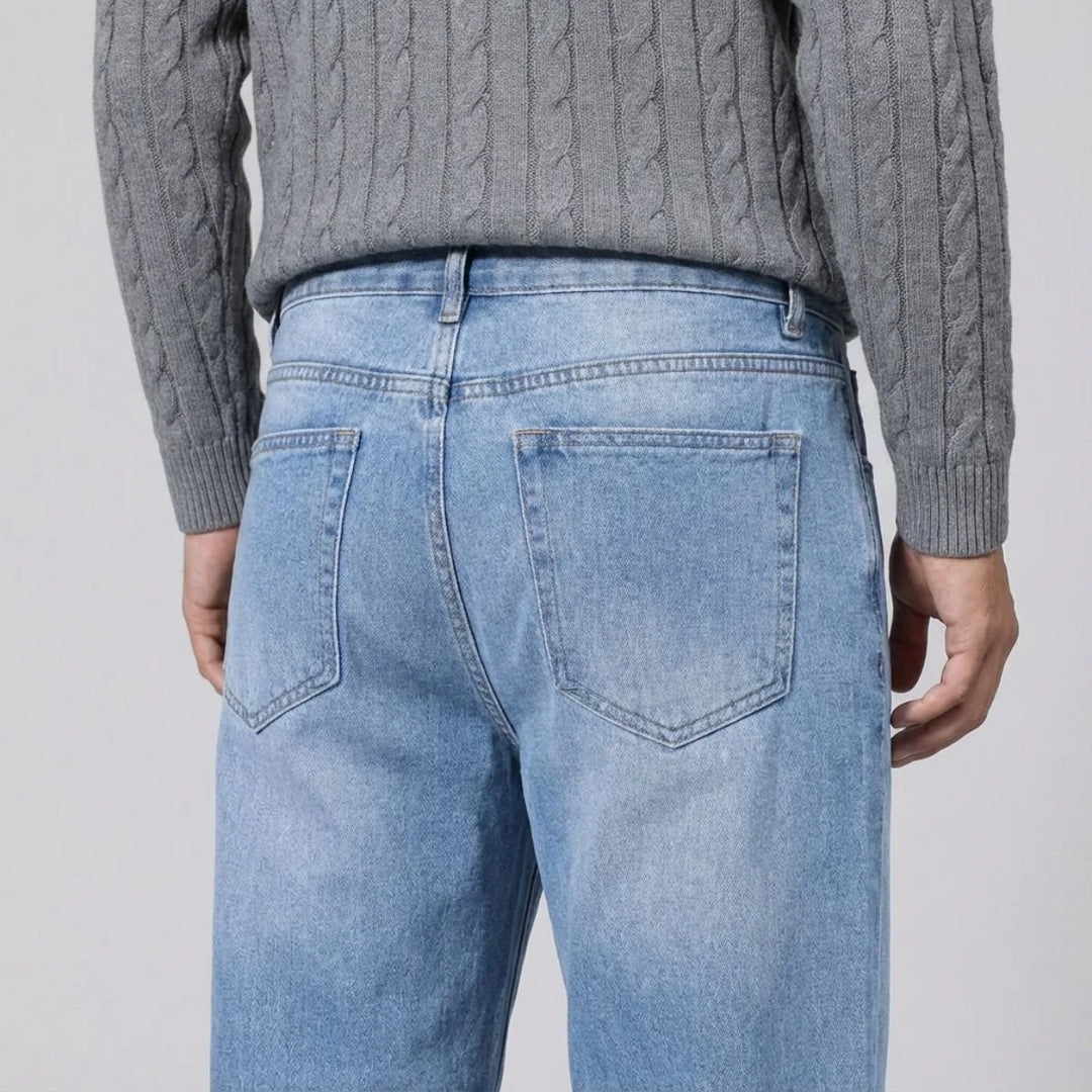 Straight Leg Jeans met Regular Fit