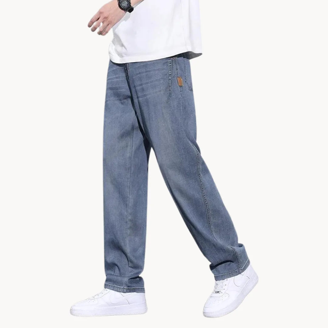 P Legend | Straight leg broek met zijzakken