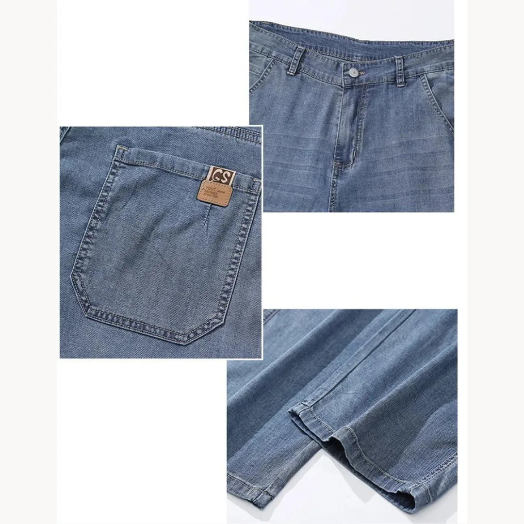 P Legend | Straight leg broek met zijzakken