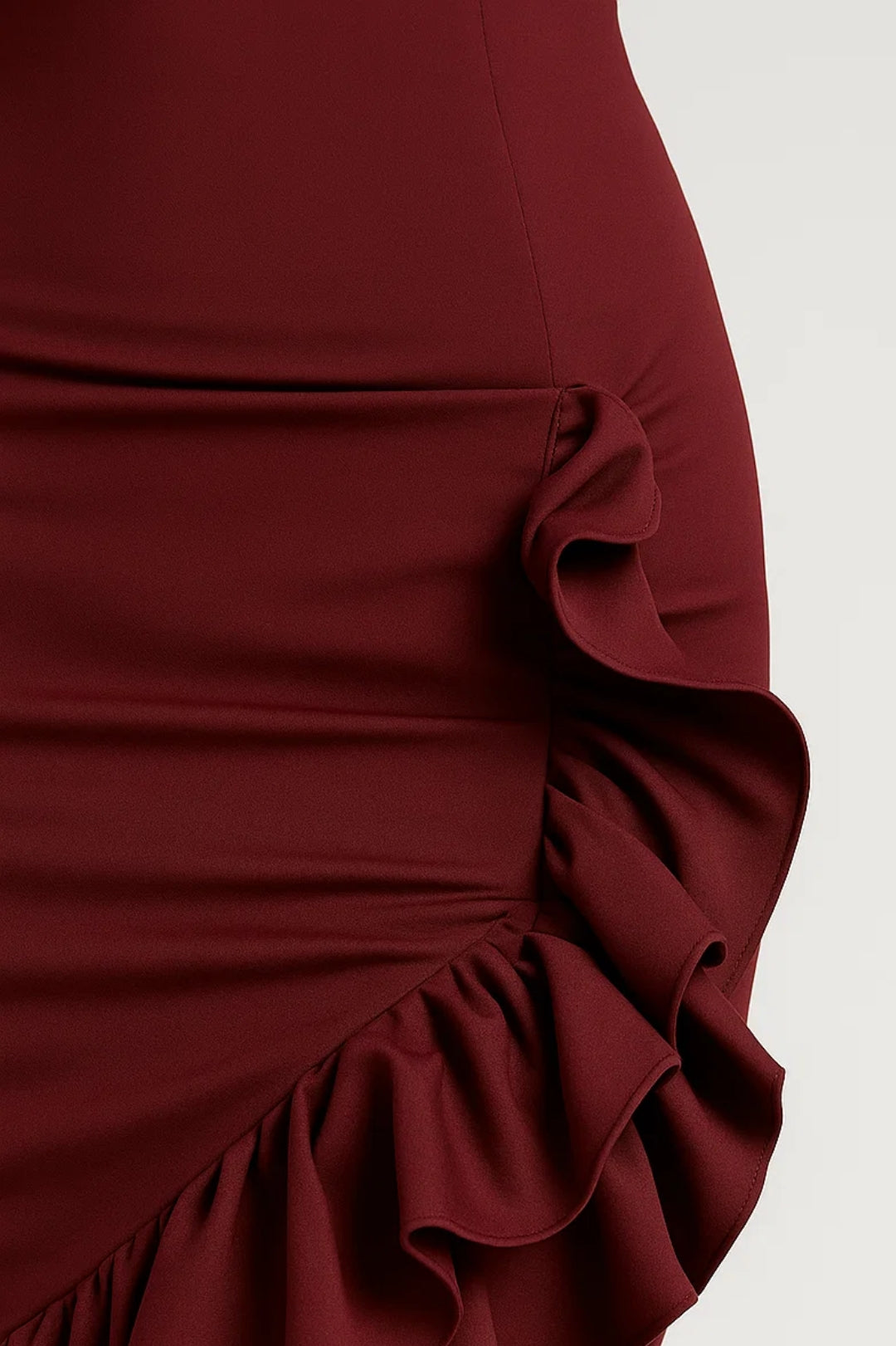 Maxi Jurk Dames - Strapless met Ruches | Elegant