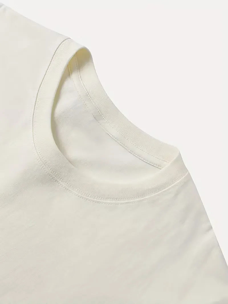 More Amore Por Favor T-shirt met print en korte mouwen