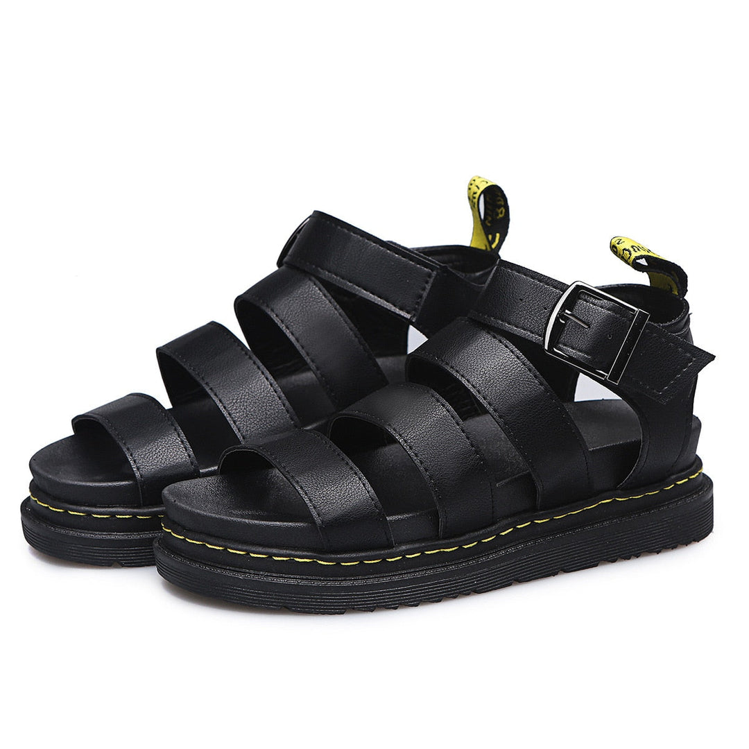 Tess - Stoere Orthopedische Sandalen Dames met Brede Bandjes en Plateauzool