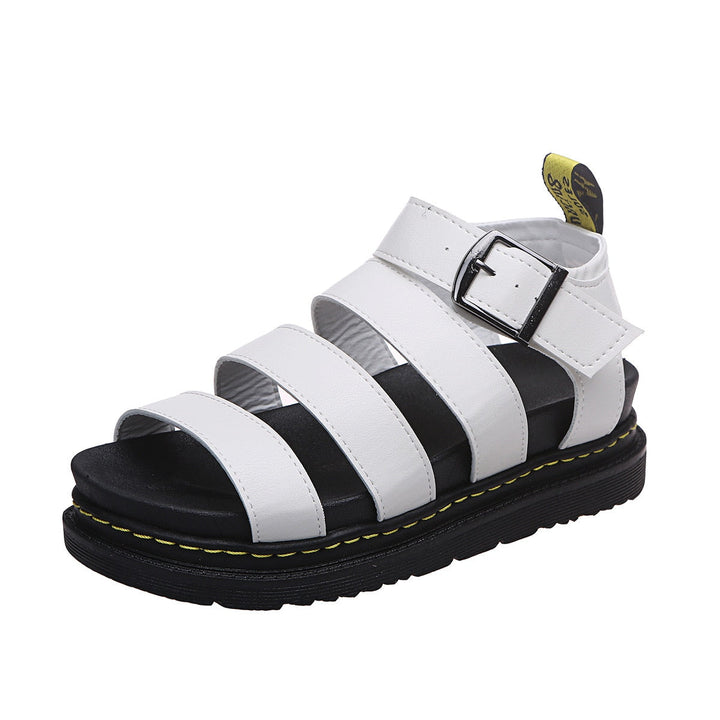 Tess - Stoere Orthopedische Sandalen Dames met Brede Bandjes en Plateauzool