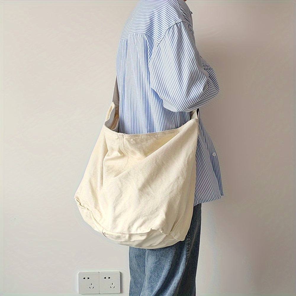 Ruime Crossbody Tas voor Dames met Verstelbare Schouderriem