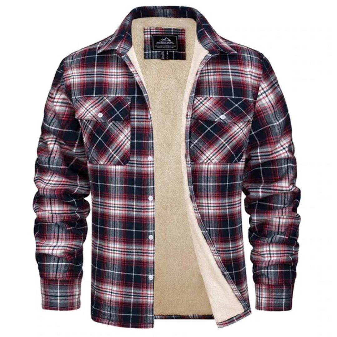 Winterjas Heren | Geruite Jas | Warm comfort voor herfst & winter