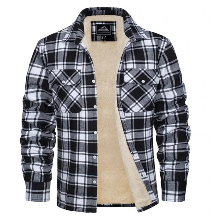 Winterjas Heren | Geruite Jas | Warm comfort voor herfst & winter