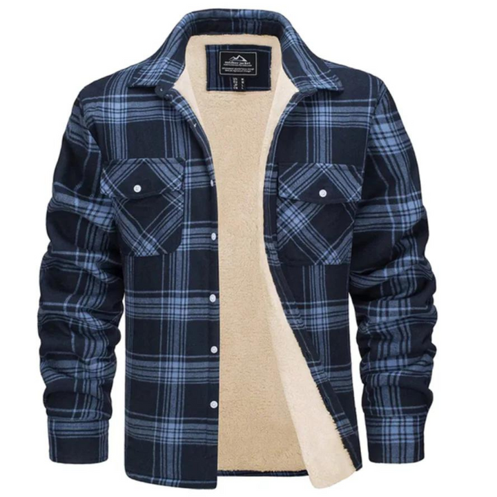 Winterjas Heren | Geruite Jas | Warm comfort voor herfst & winter