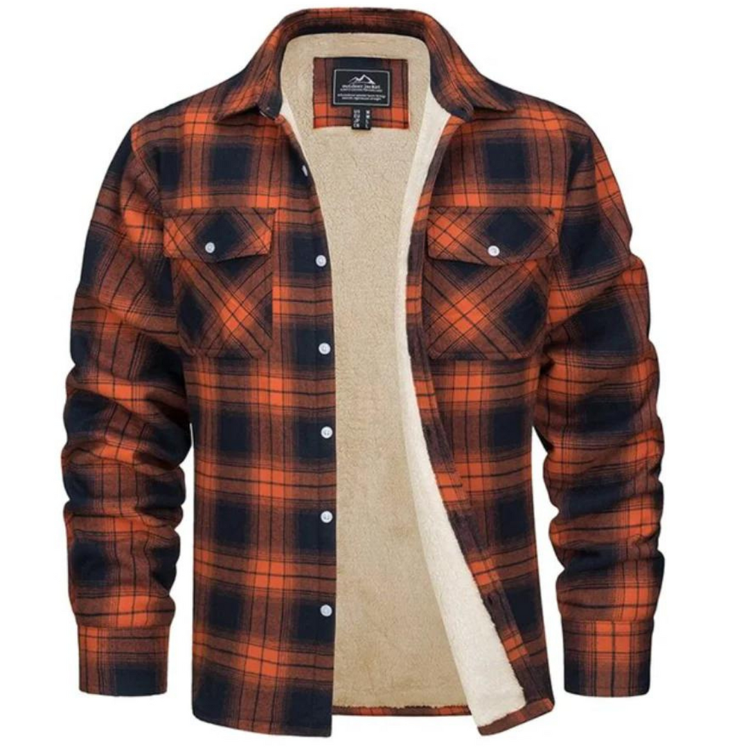 Winterjas Heren | Geruite Jas | Warm comfort voor herfst & winter