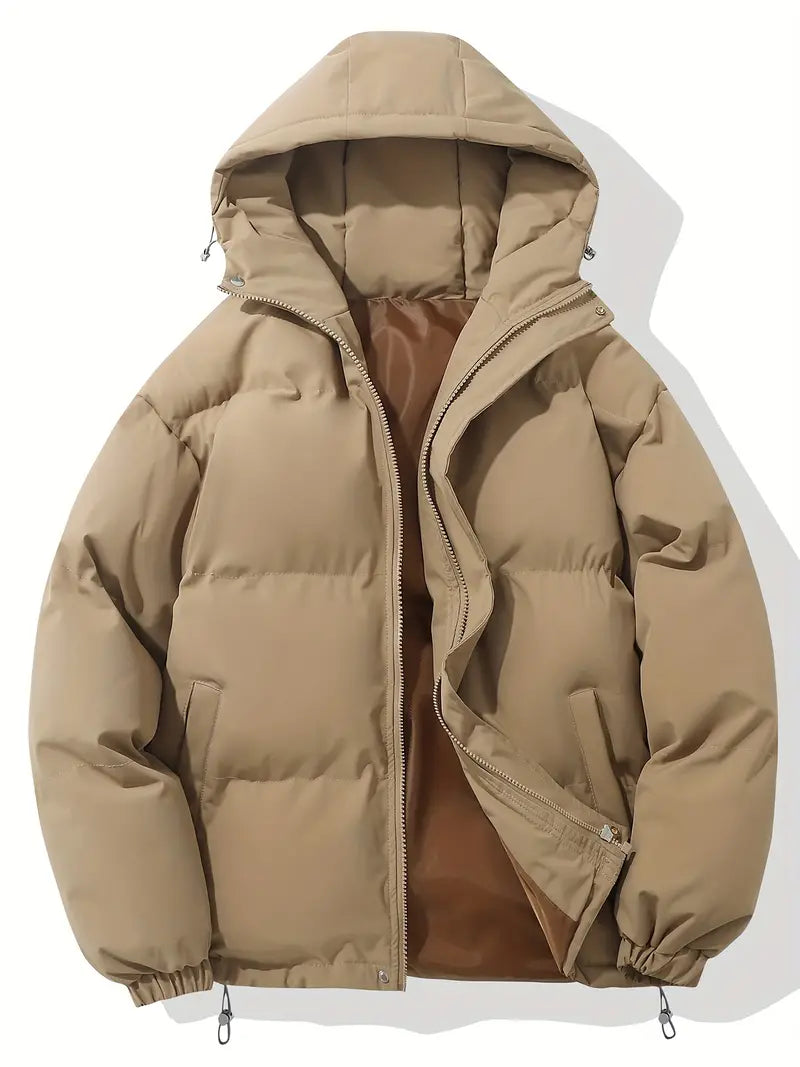 Winterjas Heren | Pufferjas Heren | Capuchon & Snelle Afsluiting