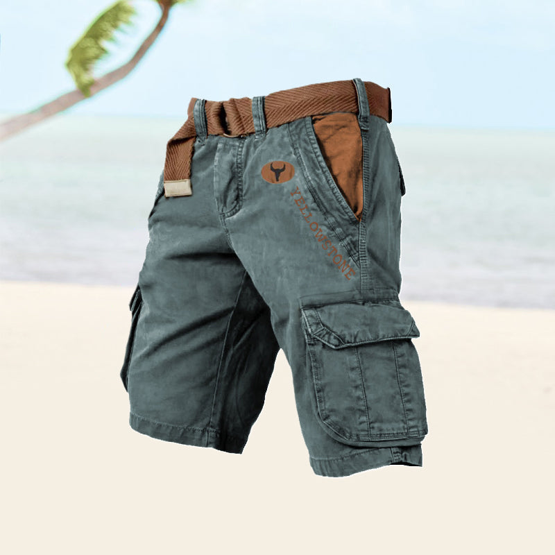 Zion | Praktische Heren Zomer Cargo Korte Broek
