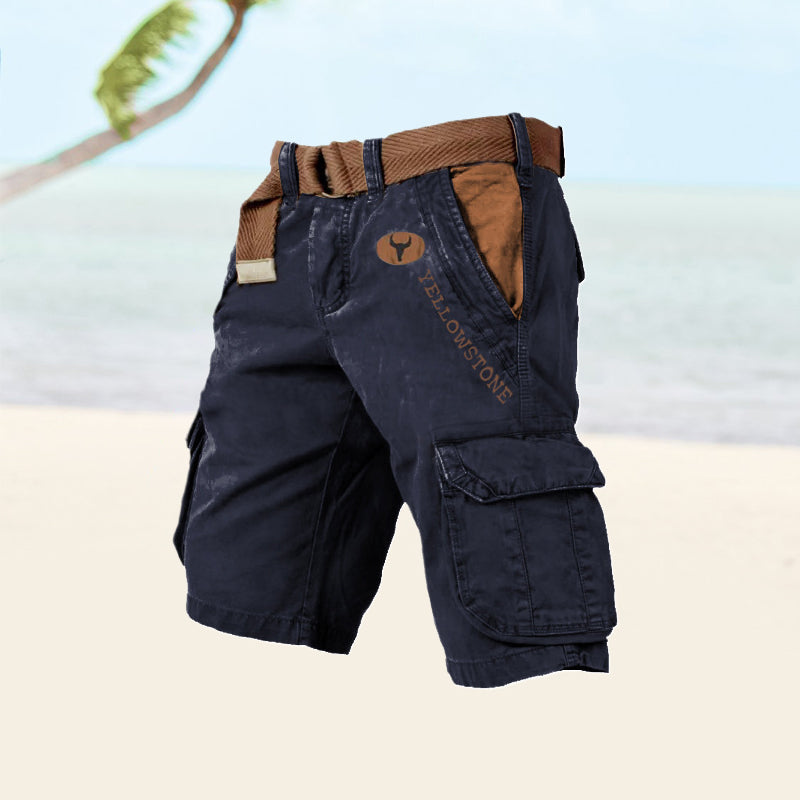 Zion | Praktische Heren Zomer Cargo Korte Broek