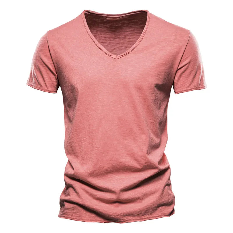 Zomer Shirt Heren | V-hals Design & Luchtig Draagcomfort