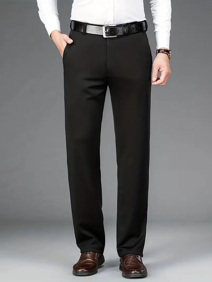 Zakelijke broek met rechte pijpen