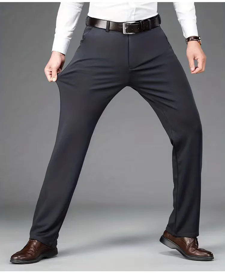 Zakelijke broek met rechte pijpen