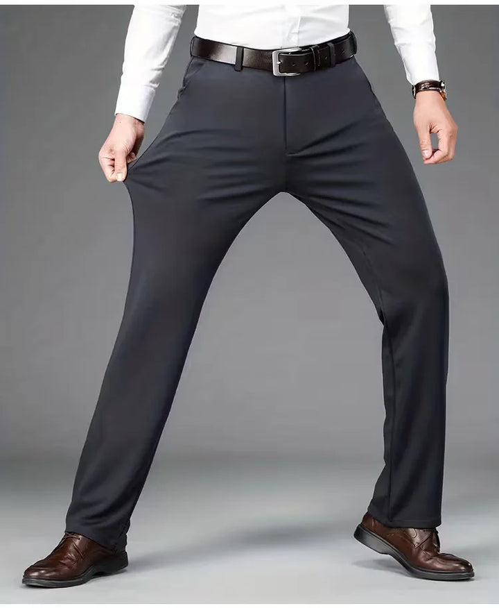 Zakelijke broek met rechte pijpen
