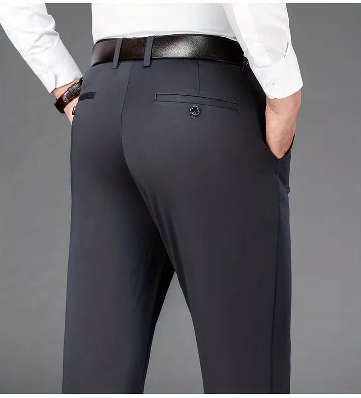 Zakelijke broek met rechte pijpen