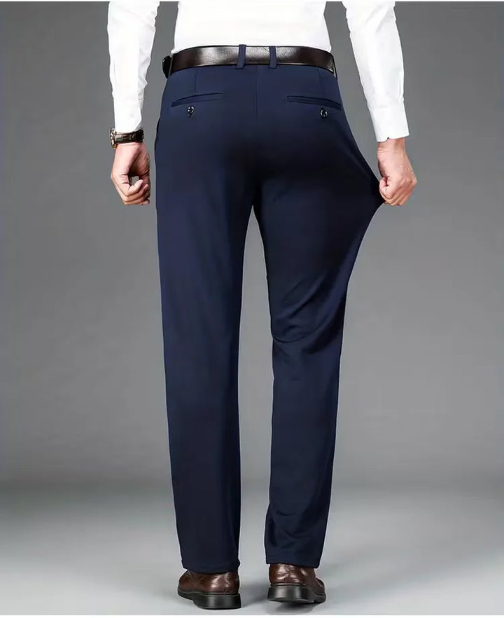 Zakelijke broek met rechte pijpen