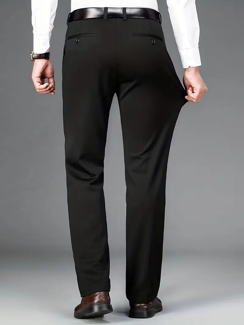 Zakelijke broek met rechte pijpen