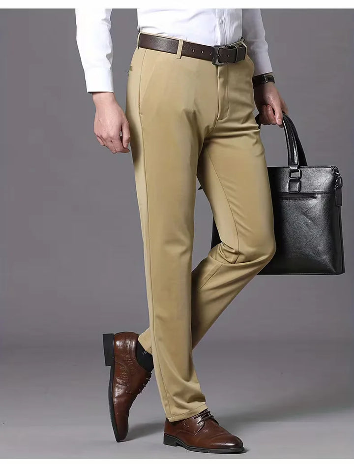 Zakelijke broek met rechte pijpen