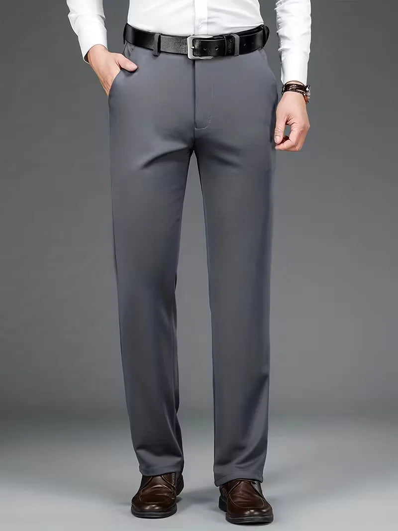 Zakelijke broek met rechte pijpen