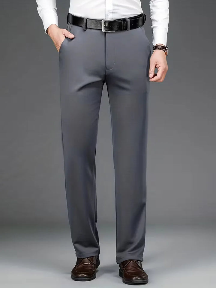 Zakelijke broek met rechte pijpen