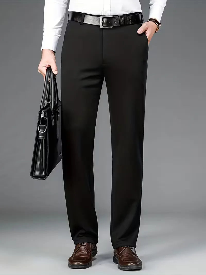Zakelijke broek met rechte pijpen