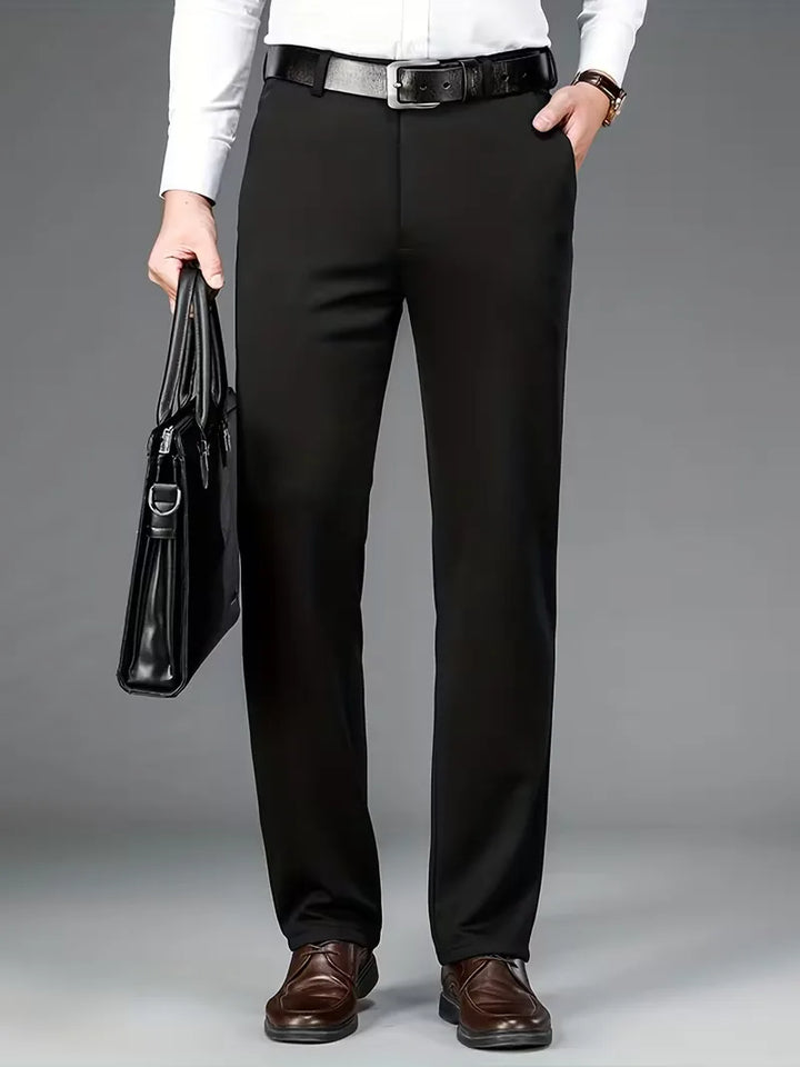 Zakelijke broek met rechte pijpen