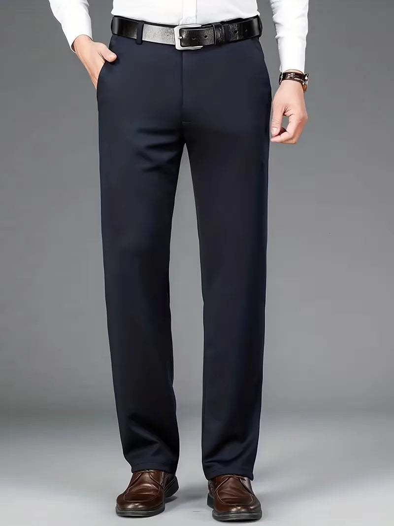 Zakelijke broek met rechte pijpen
