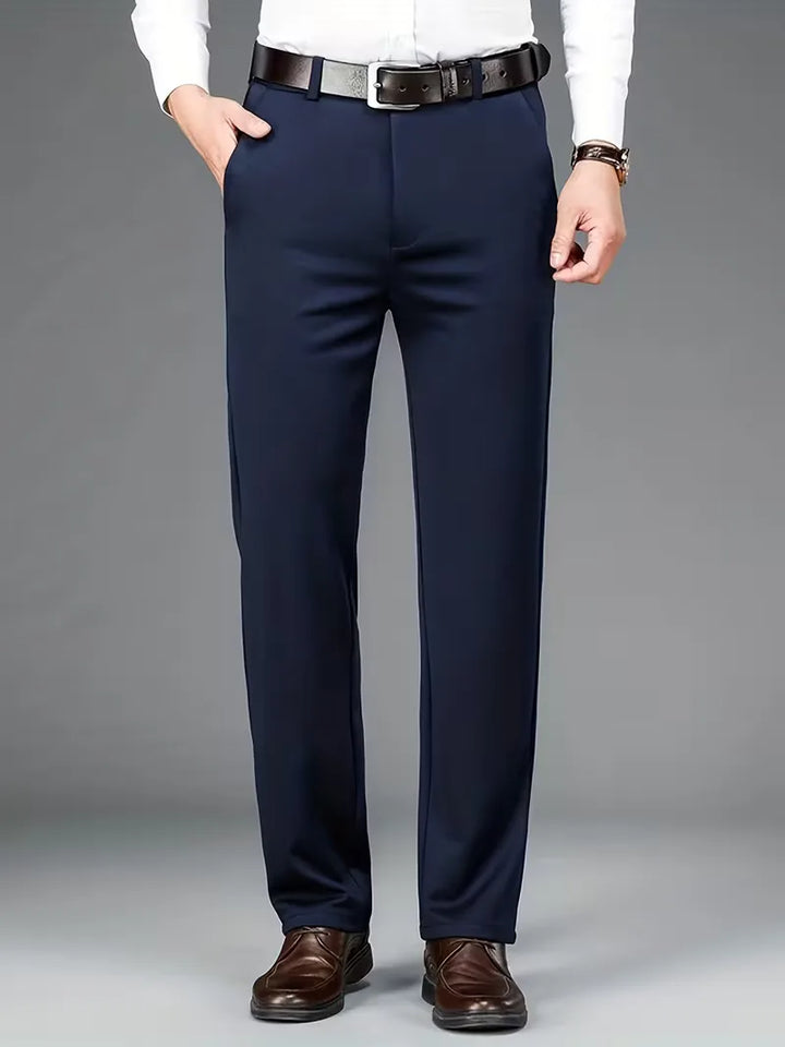 Zakelijke broek met rechte pijpen