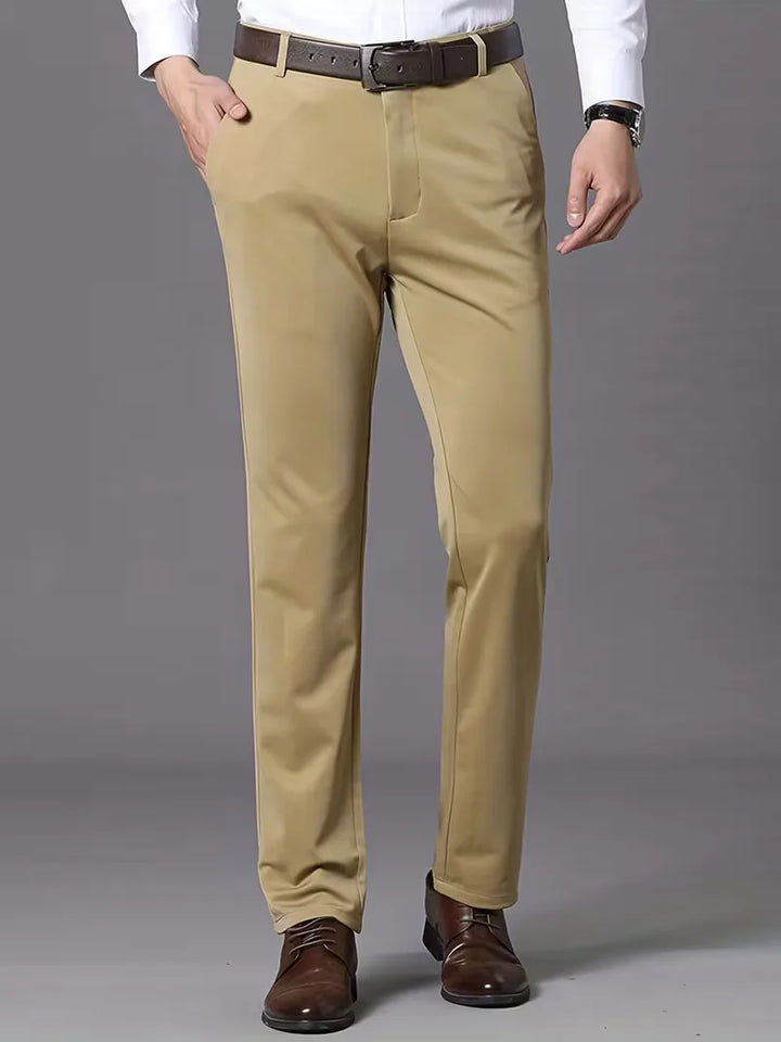 Zakelijke broek met rechte pijpen
