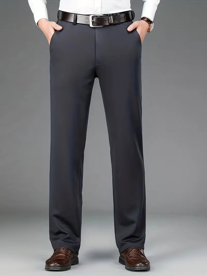 Zakelijke broek met rechte pijpen