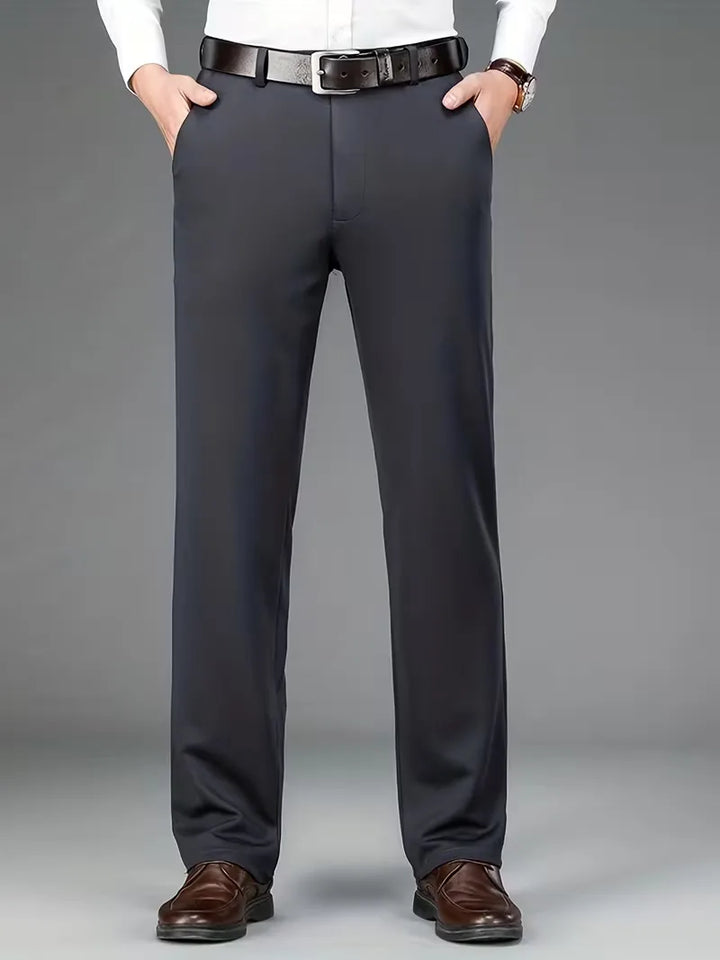 Zakelijke broek met rechte pijpen