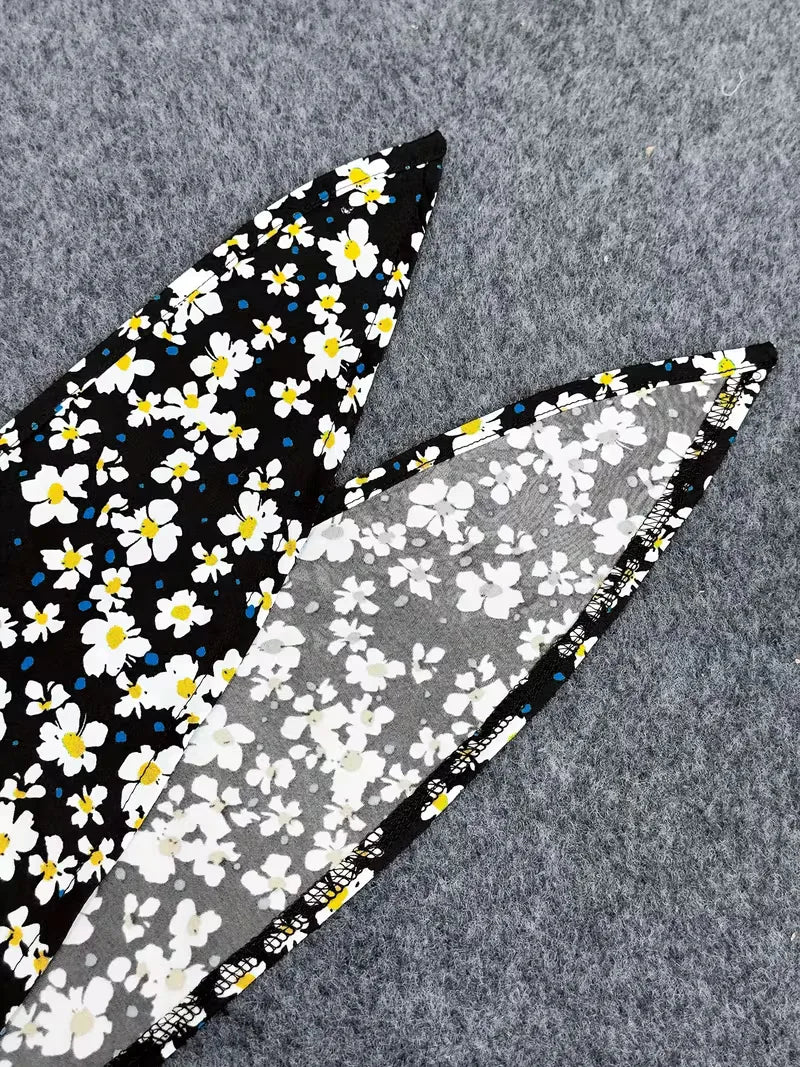 Crop top met bloemenprint