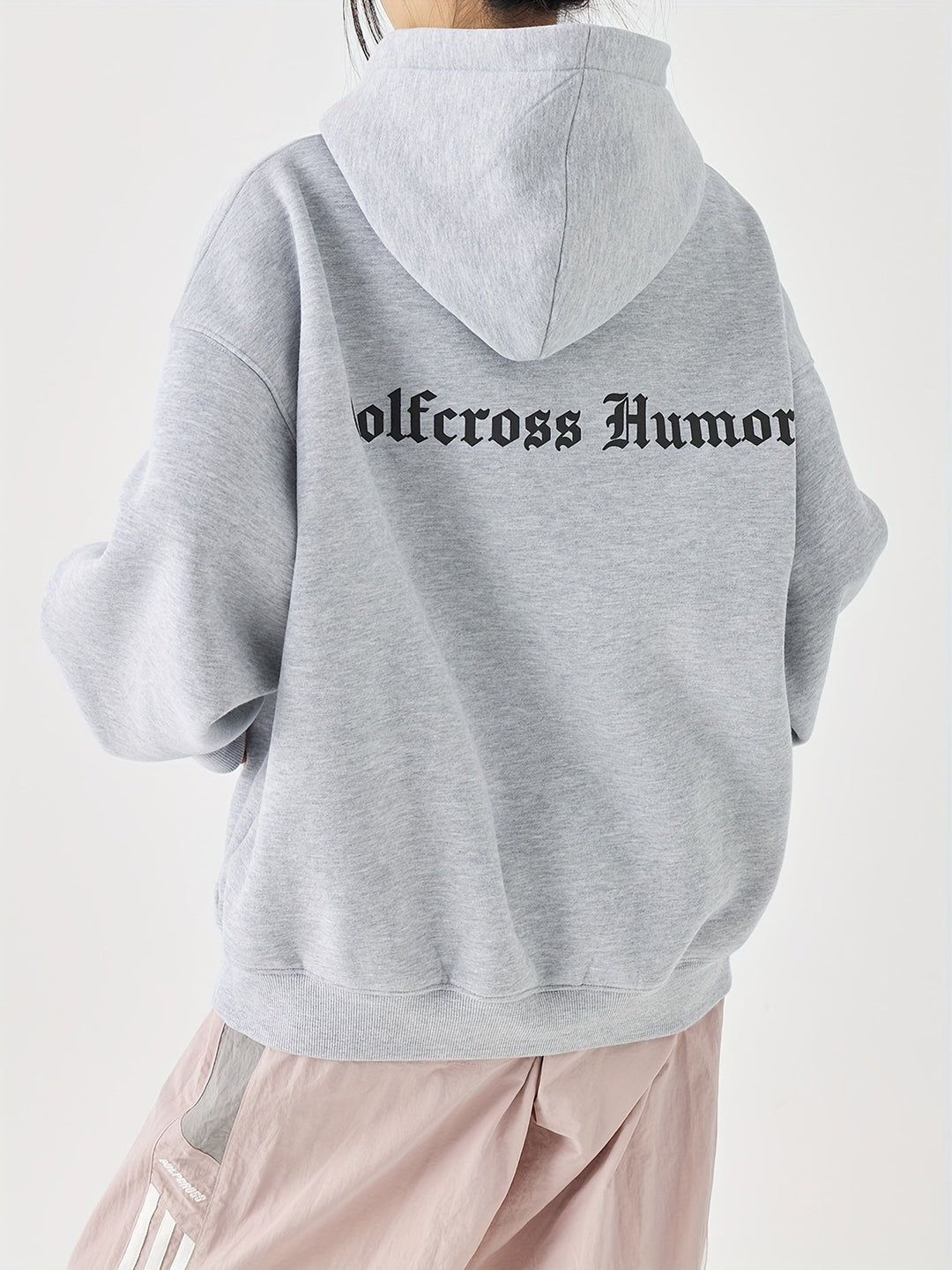 Golf Cross™ | Casual Hoodie met Contrast Letterprint Heren | Loose fit | Comfortabel katoen - Lange mouwen - Geschikt voor Herfst/Winter
