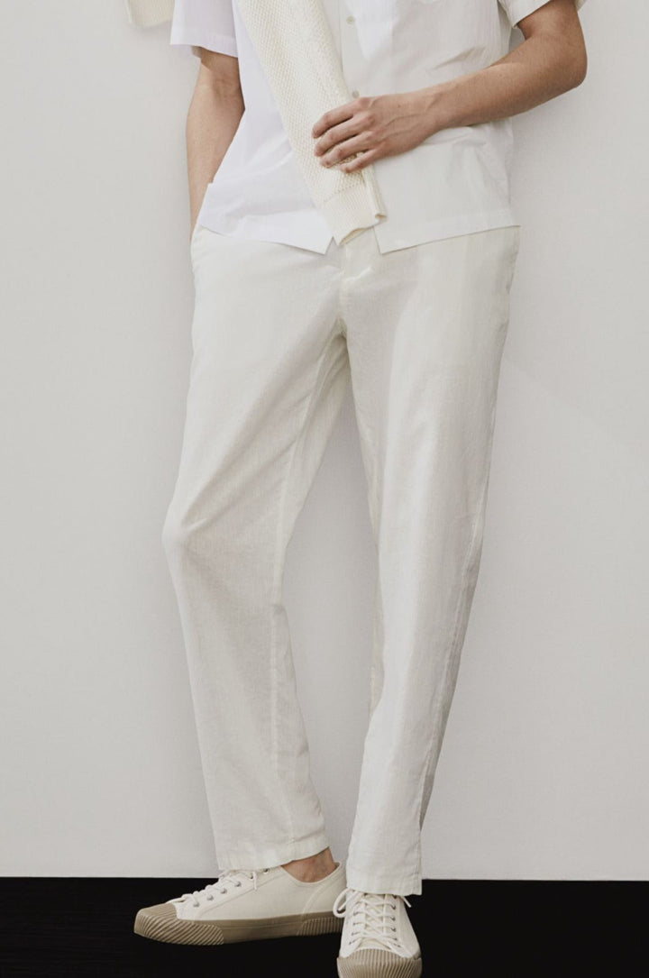 Broek Heren Relaxed Fit Trekkoord Elastische Taille