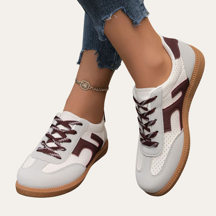 Lichtgewicht Sneakers Vrouwen met Veters en Anti Slip Zool