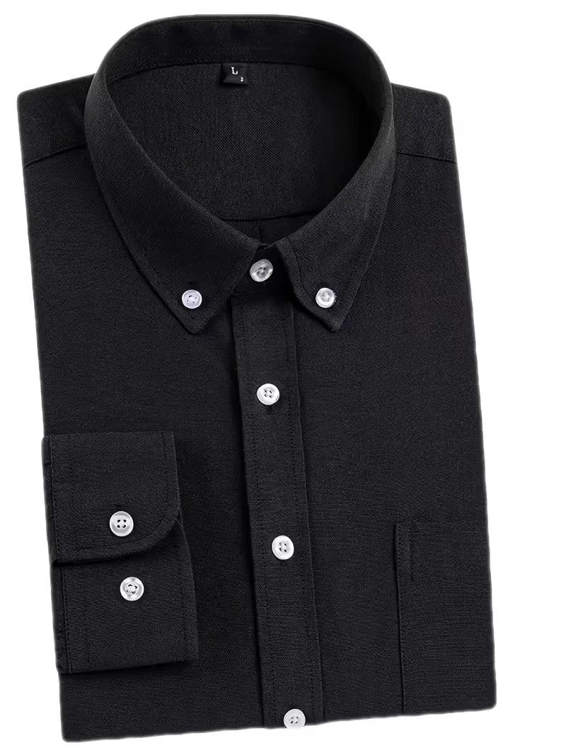 Casual overhemd met mandarin collar