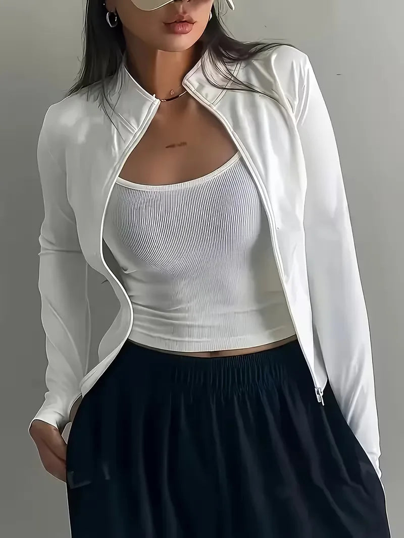 Sporttop met lange mouwen
