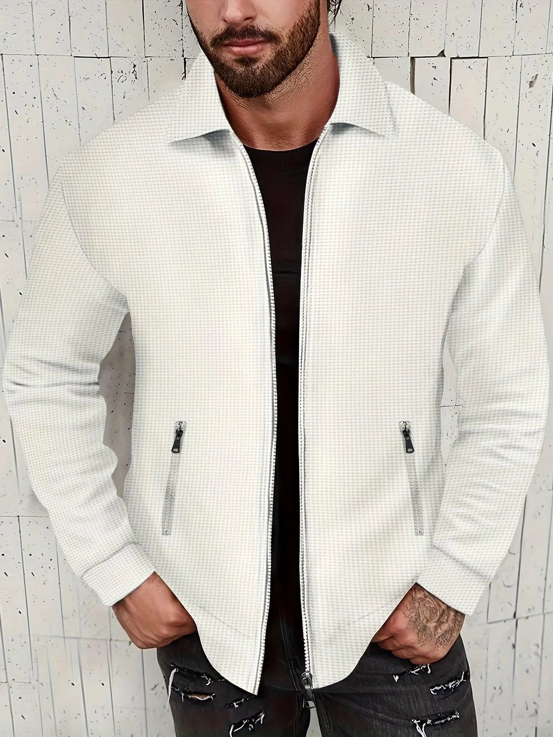 Casual Jack - Effen Kleur - Licht Elastisch Polyester - Ideaal voor Dagelijks Gebruik