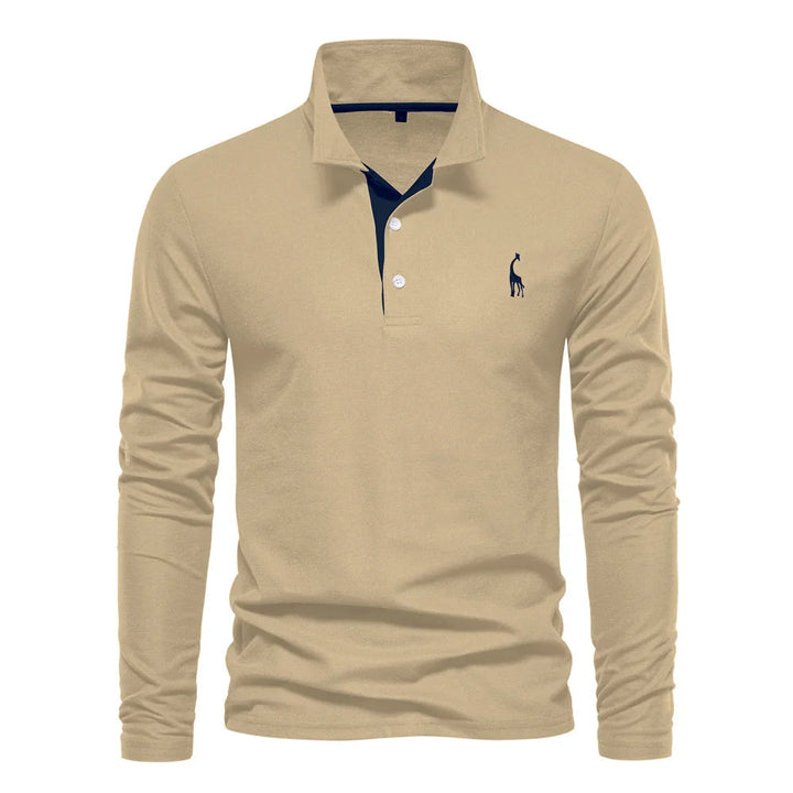 Polo Shirt Heren Knoop Hals Casual