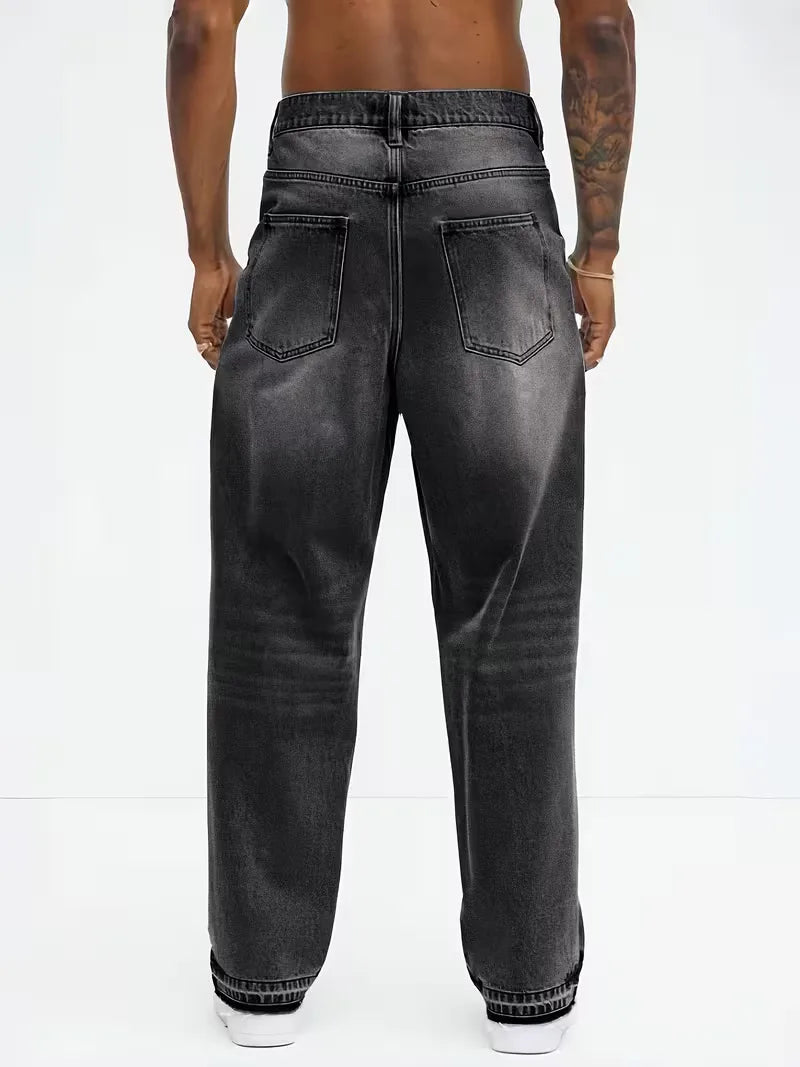 Loose fit jeans met vijf-pocket styling