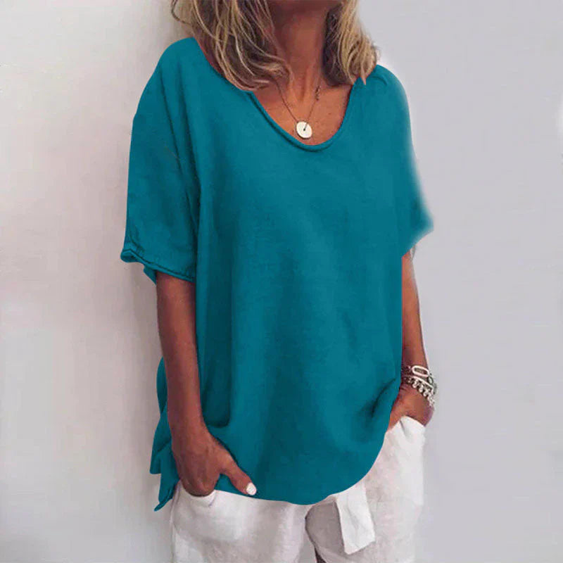 Oversized Comfort Shirt Met Losse Pasvorm Voor Dames