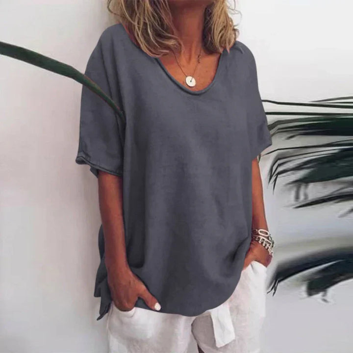 Oversized Comfort Shirt Met Losse Pasvorm Voor Dames