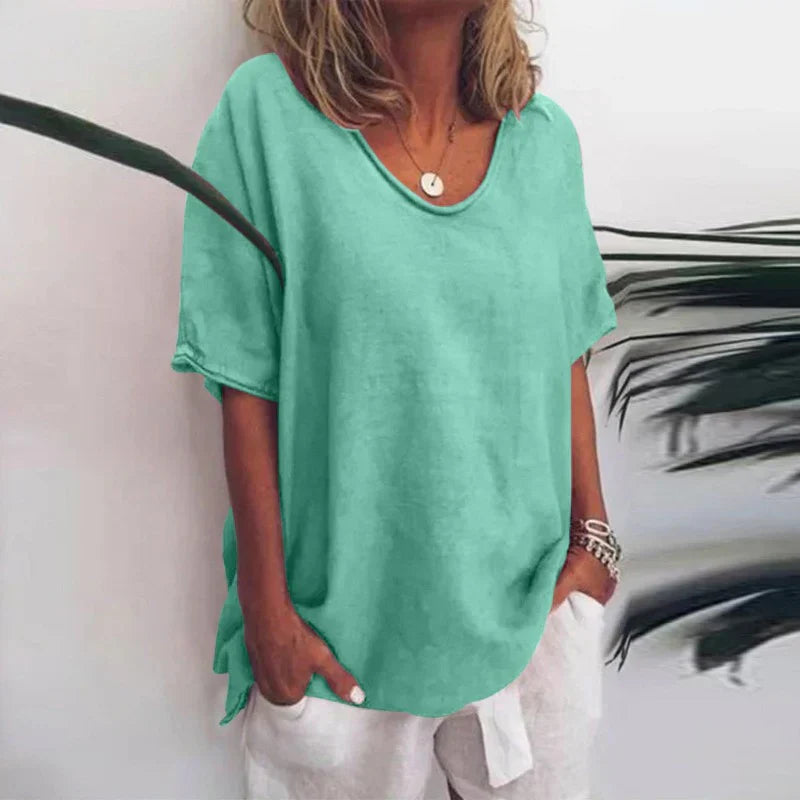 Oversized Comfort Shirt Met Losse Pasvorm Voor Dames